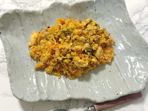 ビビンバ風♡激うまキムチチャーハン